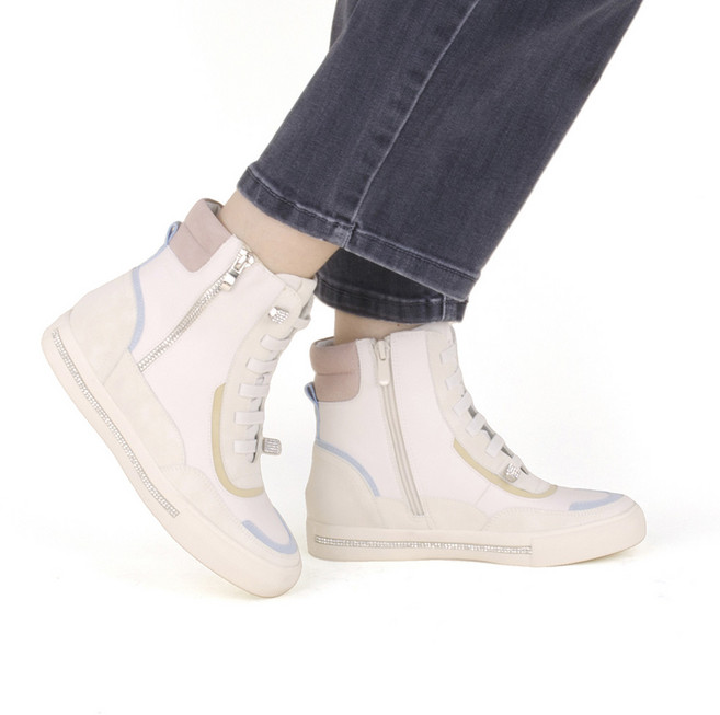 여성 nature sole 밴딩 탑 스니커즈