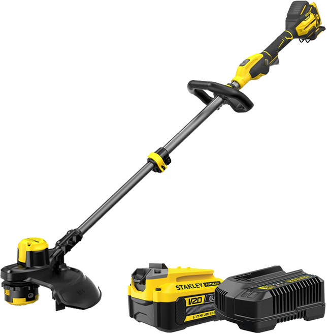 스탠리 SBST933R1 충전 예초기 20V MAX 6.0Ah 배터리 1개 세트