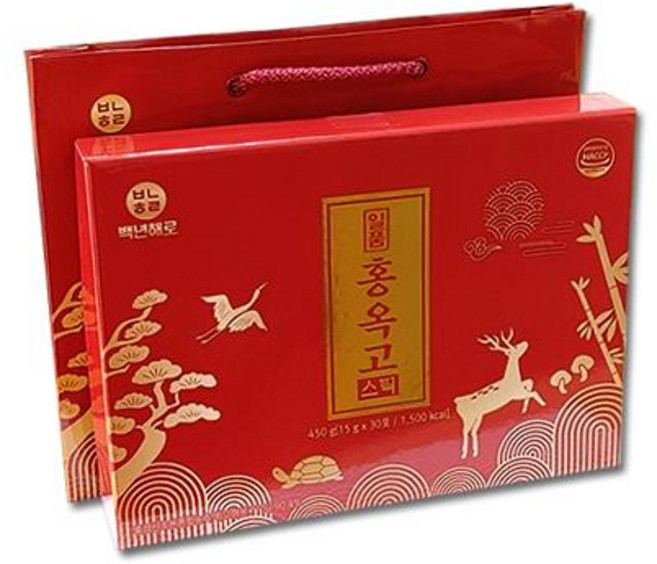 일품 홍옥고 스틱 쇼핑백포함