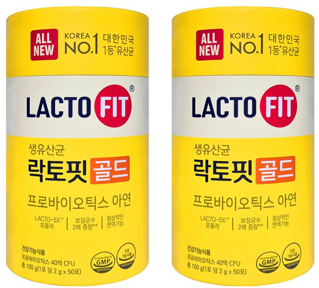 종근당건강 락토핏 골드, 100g, 2개