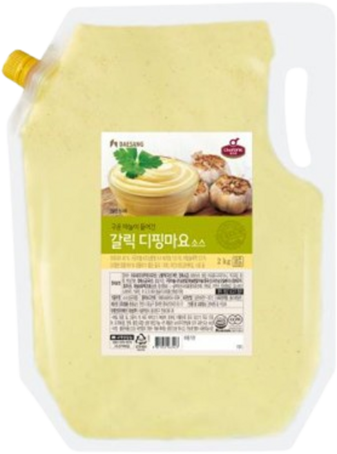 쉐프원 갈릭 디핑마요소스, 1개, 2kg