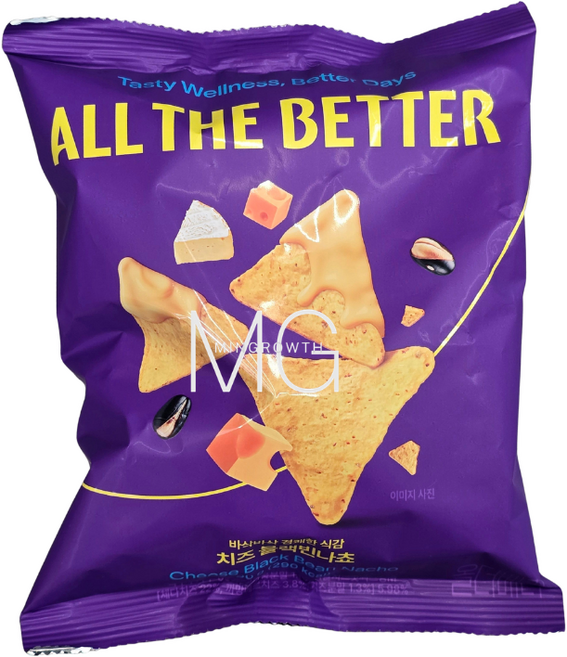 올더베러 치즈 블랙빈나쵸, 6개, 60g