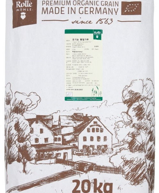 오르코 독일 롤레 유기농 통밀가루(T-150) 20KG, 1개