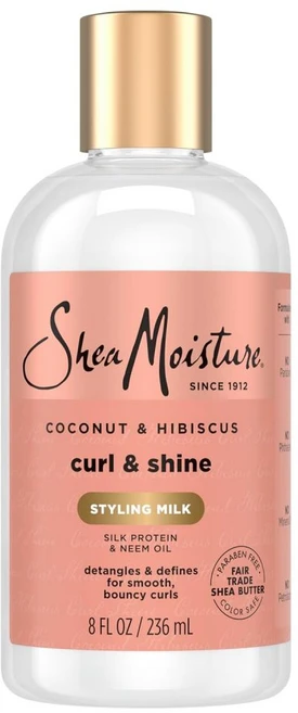 시어 모이스처 컬 & 샤인 Curl & Shine 스타일링 밀크 236ml, 1개 - 쿠팡
