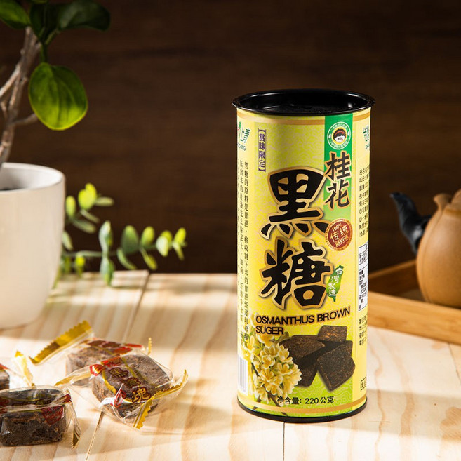 桂花黑糖 Osmmanthus Brown Sugar 220g, 1套, 3個裝