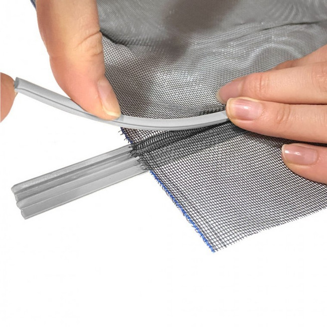 방충망쫄대 방충망부착 PVC 모기장쫄대 9mm(소) 15mm(대), 1개