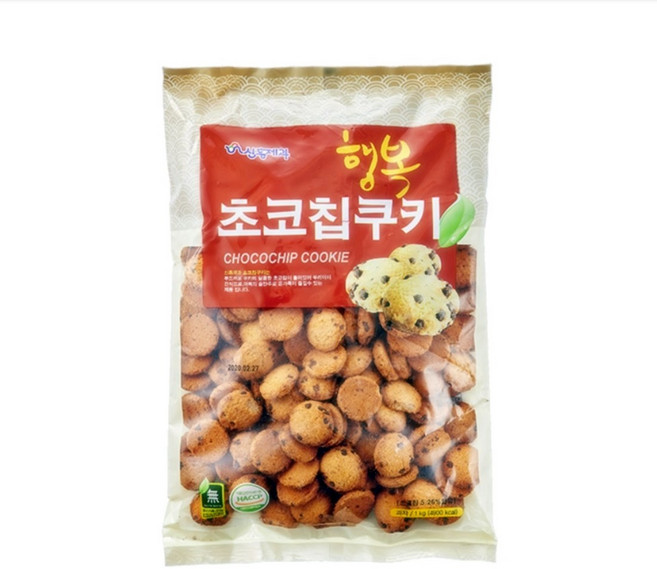 신흥 행복 초코칩쿠키, 1kg, 26개