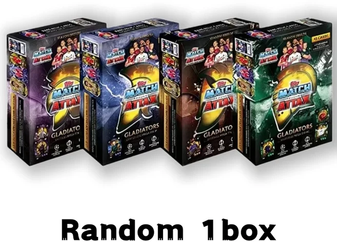 2026 신 시즌 탑스 UCC 매치 어택스 챔피언스 리그 빅 아이언 시리즈 축구 카드 팬 선물, 01 LT Random 1box