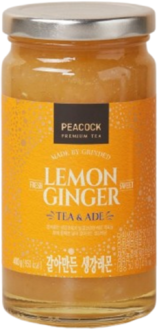 생강과 레몬을 통째로 갈아만든 생강 레몬 400g, 3개, 3개, 1개