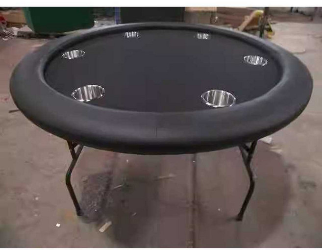 홀덤 포커 원형 카지노 딜러 블랙잭 카드 테이블 게임, 1. 블랙 120cm