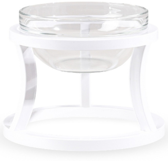 까사미코 고양이 강아지 물그릇 밥그릇 세트, 유리볼, 1개