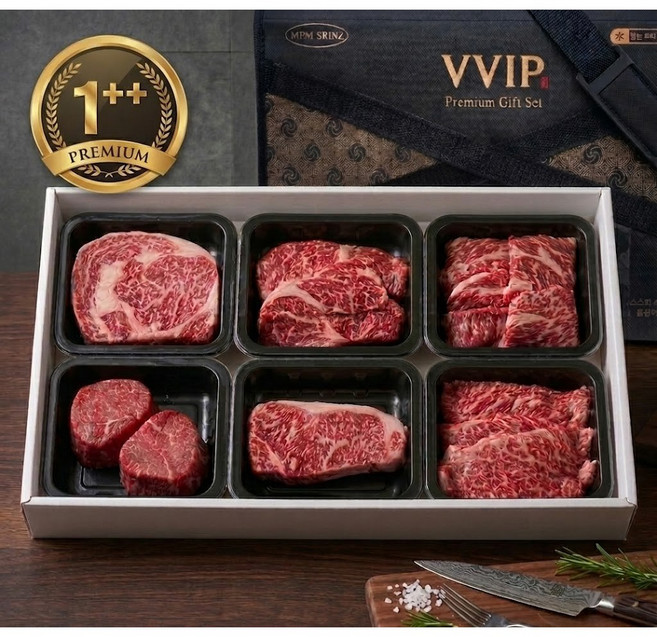 투뿔 한우선물세트 1++ 구이용 1.2kg, 1개