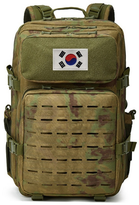 GP신형 전술가방 45L 대용량백팩 밀리터리 군인 군용 군대 전술 공군 로카가방 등산가방, 밀리터리 카키