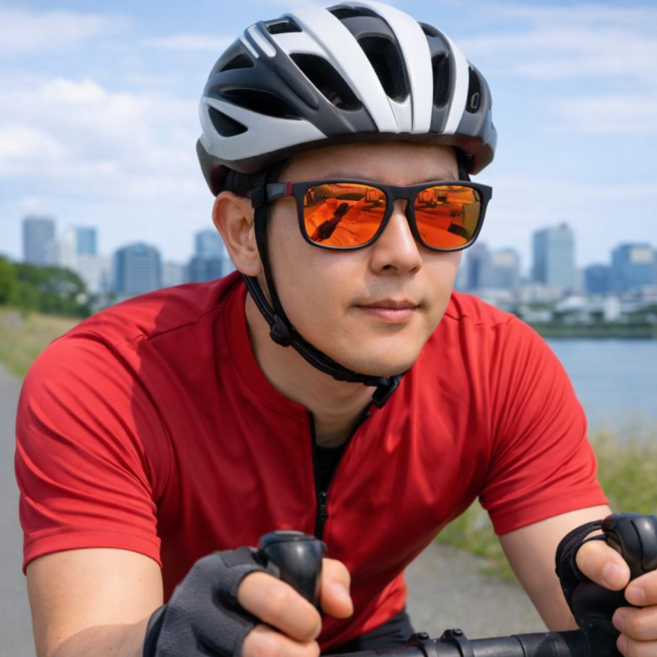 바이해랑 빅사이즈 편광 만능 스포츠 선글라스 눈보호