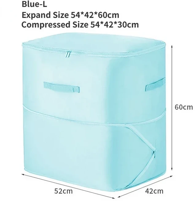 압축 이불 보관 가방 Storagepouch 울트라 공간 절약 자체 주최자 대용량 옷장 캐비닛