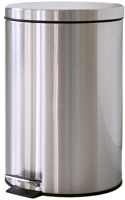 스텐 페달 휴지통 심플 깔끔한 쓰레기통 3L 5L 8L 12L 20L, 스텐 페달 5L, 1개