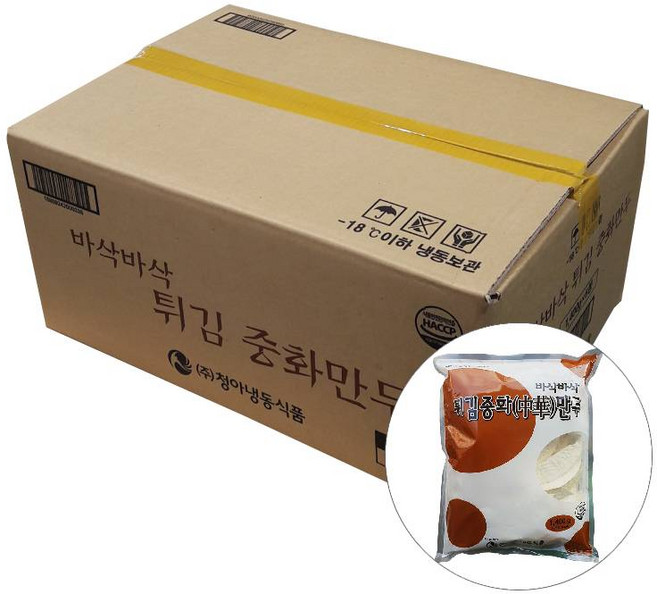 바삭바삭튀김중화만두/청아, 1.4kg, 6개