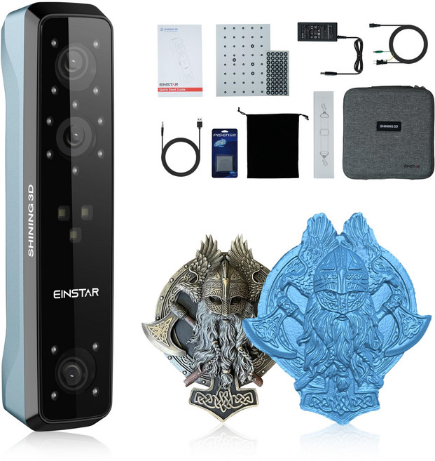 SHINING 3D Einstar 3D 3D - 3D 3D EinScan CAD STEAM [] 스캐너 핸디 스캐너 경량 스캐너