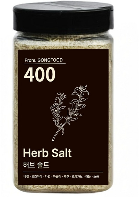 공푸드 허브솔트 국내산 구운소금 400g, 1개
