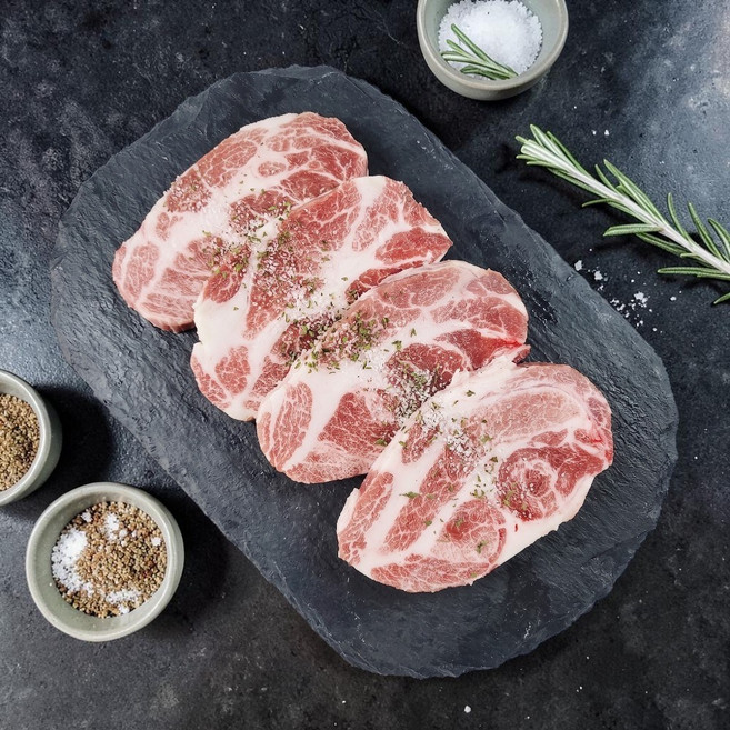 [당일발송] 세계 4대 진미 꽃 마블링 이베리코 목살, 5개, 200g