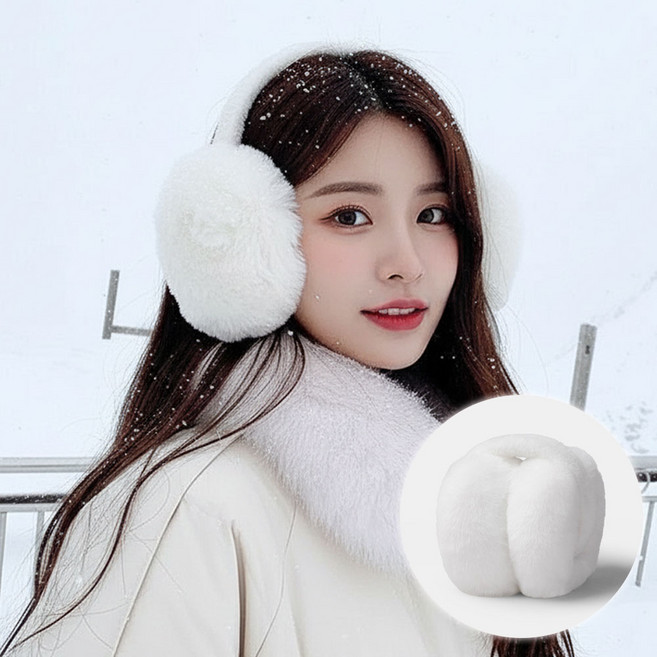 [Relra 렐라] 래빗퍼 뽀송이 이어머프/ 겨울 귀마개 폴딩 귀마개