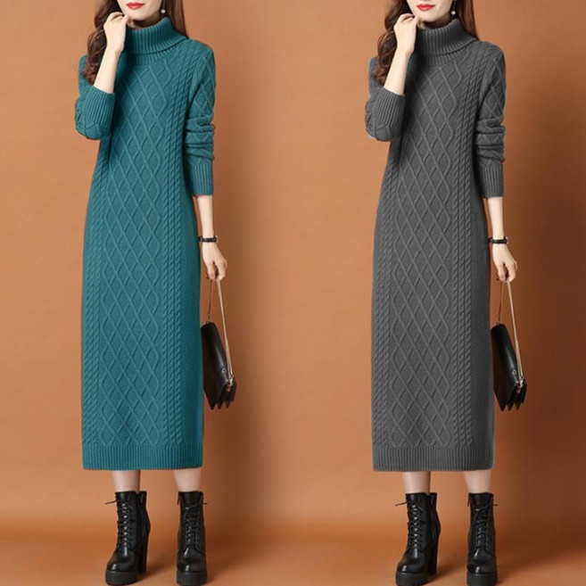 르엠마 리빌 터틀넥 폴라티 목티 목폴라 긴팔원피스 홈웨어 셔츠원피스 긴팔롱원피스 봄원피스 임부복 여자니트 여성니트 롱 니트 여자긴팔 롱원피스 가을원피스 롱니트 니트원피스 겨울 원피스