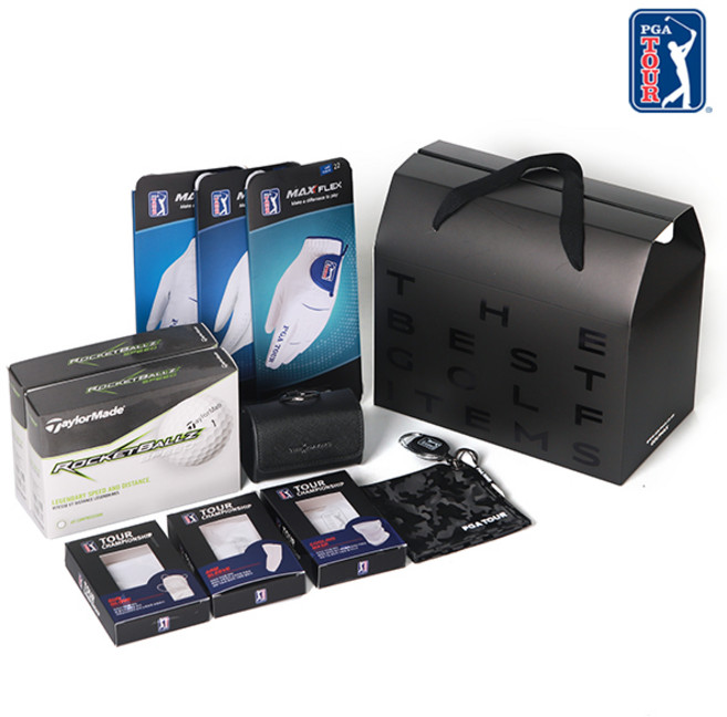 [PGA TOUR] 자주 쓰는 골프 소모품 골프공24구+남성 장갑3종+볼주머니+쿨링아이템+릴타올 선물 기프트 세트 추석 명절, 23호, 1개