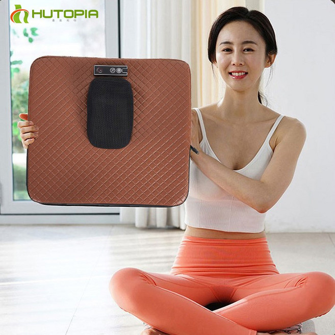 케겔운동기 여성 남성 괄약근 운동기구 전립선 요실금 운동기계 온열 방석 자동, 브라운색상, 1개