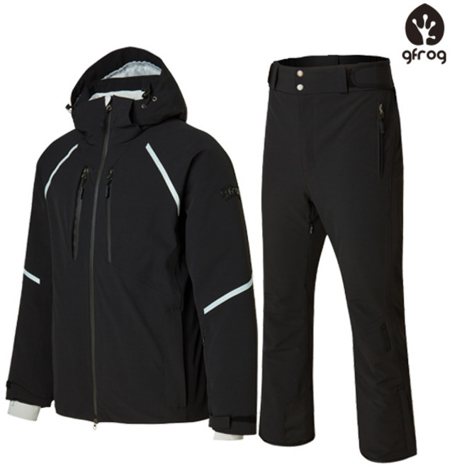 지프로그 스키복 무브먼트 브리튼 세트 블랙