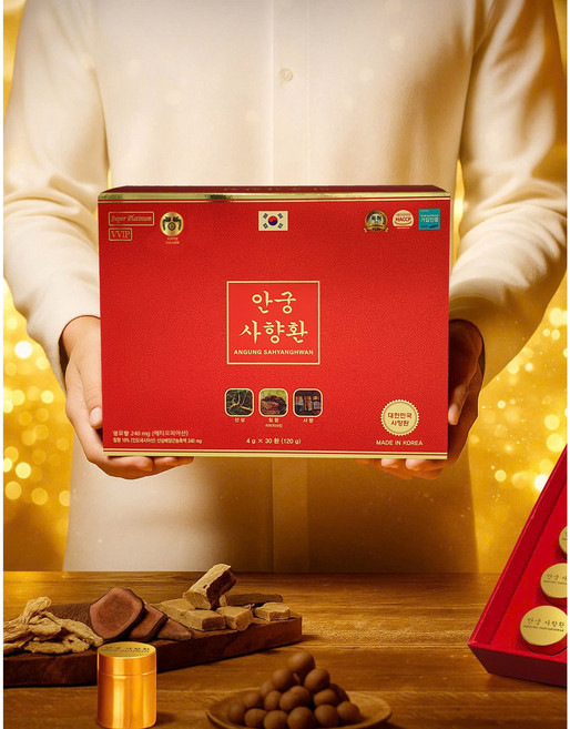 안궁사향환 4g X 30환 어버이날 명절 선물 부모님 건강식품, 120g, 1개