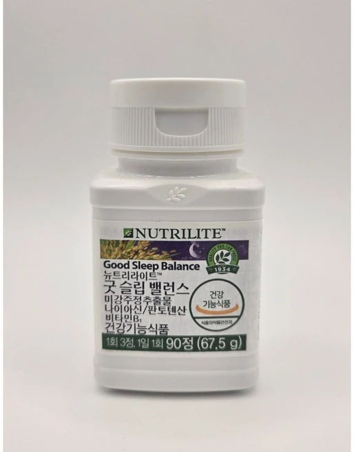 암웨이 뉴트리라이트 굿슬립 밸런스 / 건강한수면, 1개, 90정 - 쿠팡
