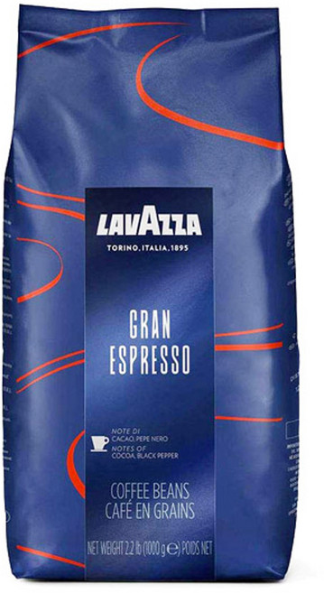 LAVAZZA Gran Espresso 咖啡豆 (中焙) 2.2磅/1kg, 1個, 1000g