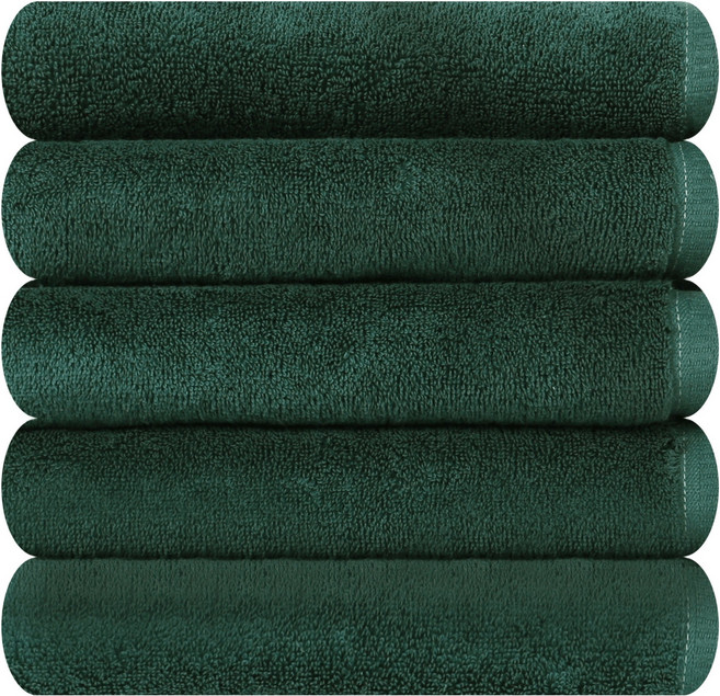 송월타월 뉴 데일리 소프트볼륨 40 수건 200g 코마사, 진녹색, 5개