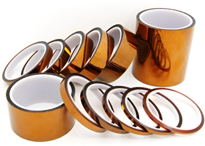 고온 내열 캡톤 테이프 폴리이미드 PI 5mm 길이 33M, 1개