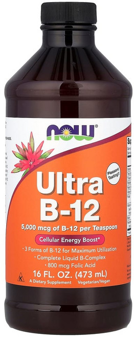 나우푸드 울트라 B-12 5000mcg 비건, 1개, 473ml