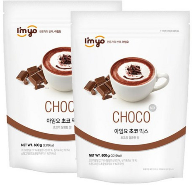 아임요 초코 믹스 파우더, 800g, 1개입, 2개