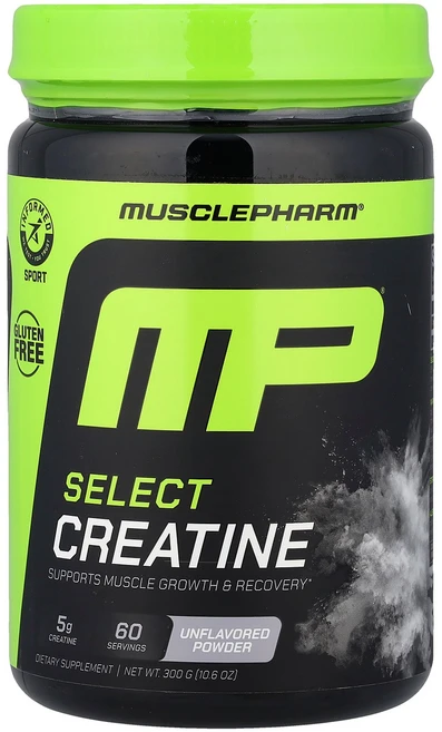 MusclePharm Select 크레아틴 무맛 300g(10.6oz) MSF-00392, 300g, 1개 - 쿠팡
