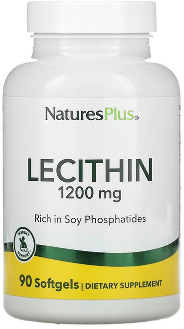 네이쳐스 플러스 레시틴 1 200㎎ 소프트젤 90정 글리신 맥스, 1개