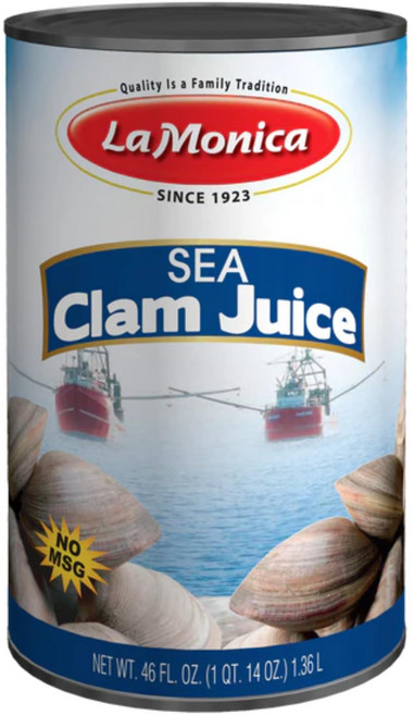라모니카 바다 대합 주스 1.36L – 야생에서 잡은 바다 LaMonica Sea Clam Juice 46 oz – All-Natural Broth from Wild Caught