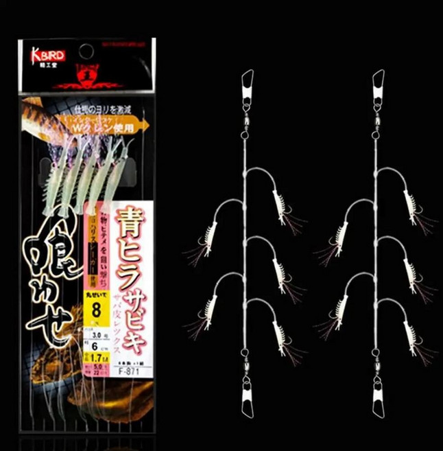 낚시 반짝이 잉어 고무 황금 문자열 후크 생체 모방 미끼 태클 바닷물, 1개