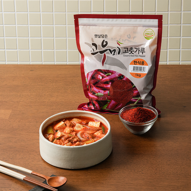 새움고추공장 중국산 HACCP 인증 장용 고우미 고춧가루 매운맛 1kg, 10개