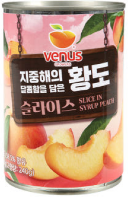 황도 슬라이스 410g, 24개