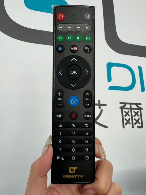 LT DREAM 100個 DREAM TV 夢想盒子 國際版 原廠2.4G語音遙控器, 1個