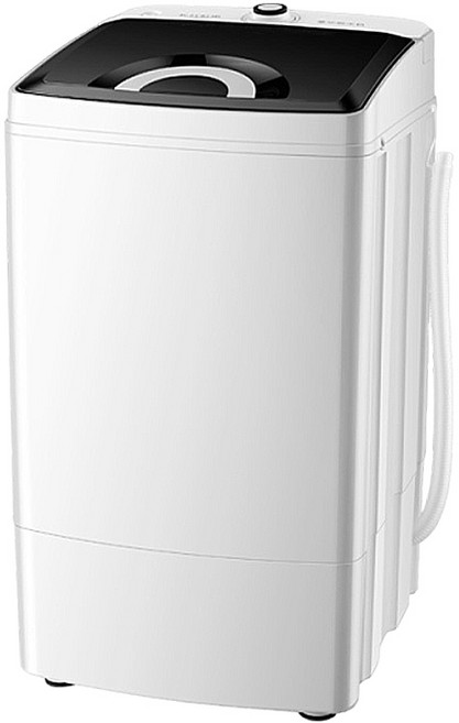 拉布塔 甩幹機 家用小型宿舍租房單脫桶, 黑色不銹鋼內桶+藍光, 11L大容量脫水機