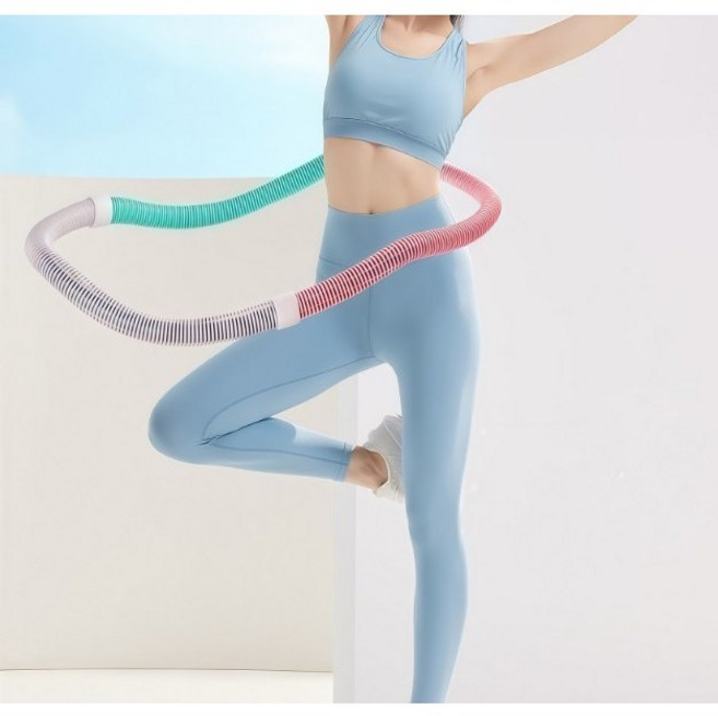 리브에어 훌라후프 다이어트 스프링 뱃살, 1개, 보라계열, 1.5kg