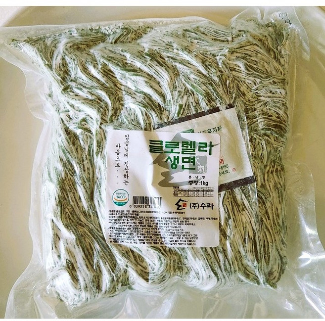 클로렐라 생면 1kg, 3개
