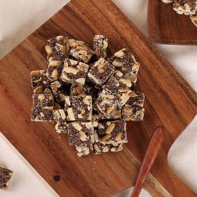 영도땅콩 고소한 들깨강정 들깨 수제강정 전통과자 300g, 2개