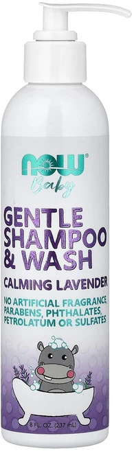 나우푸드 베이비 순한 샴푸 & 워시 카밍 라벤더 향 237ml (8 fl oz) NOW-08236 - 쿠팡