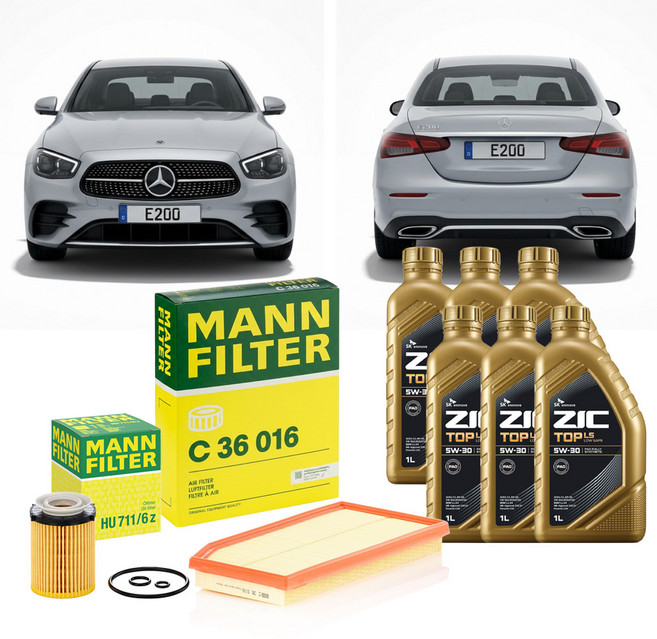 벤츠 E클래스 E200 19.06- W213 M264.920 가솔린 엔진오일세트 만필터+지크탑, 차량 정보 확인하였습니다.