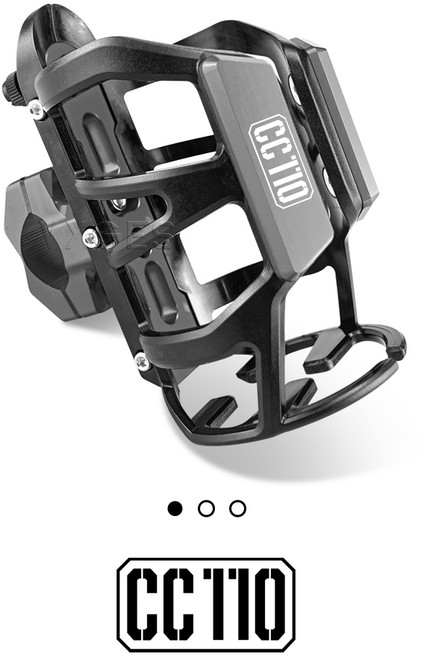 바이크 오토바이컵홀더 거치대 혼다 호환 크로스 커브 CC110 트레일 125 ST125 닥스 몽키 조르노 오토바이 음료 물병 케이지 물컵, [10] Titanium-CC110